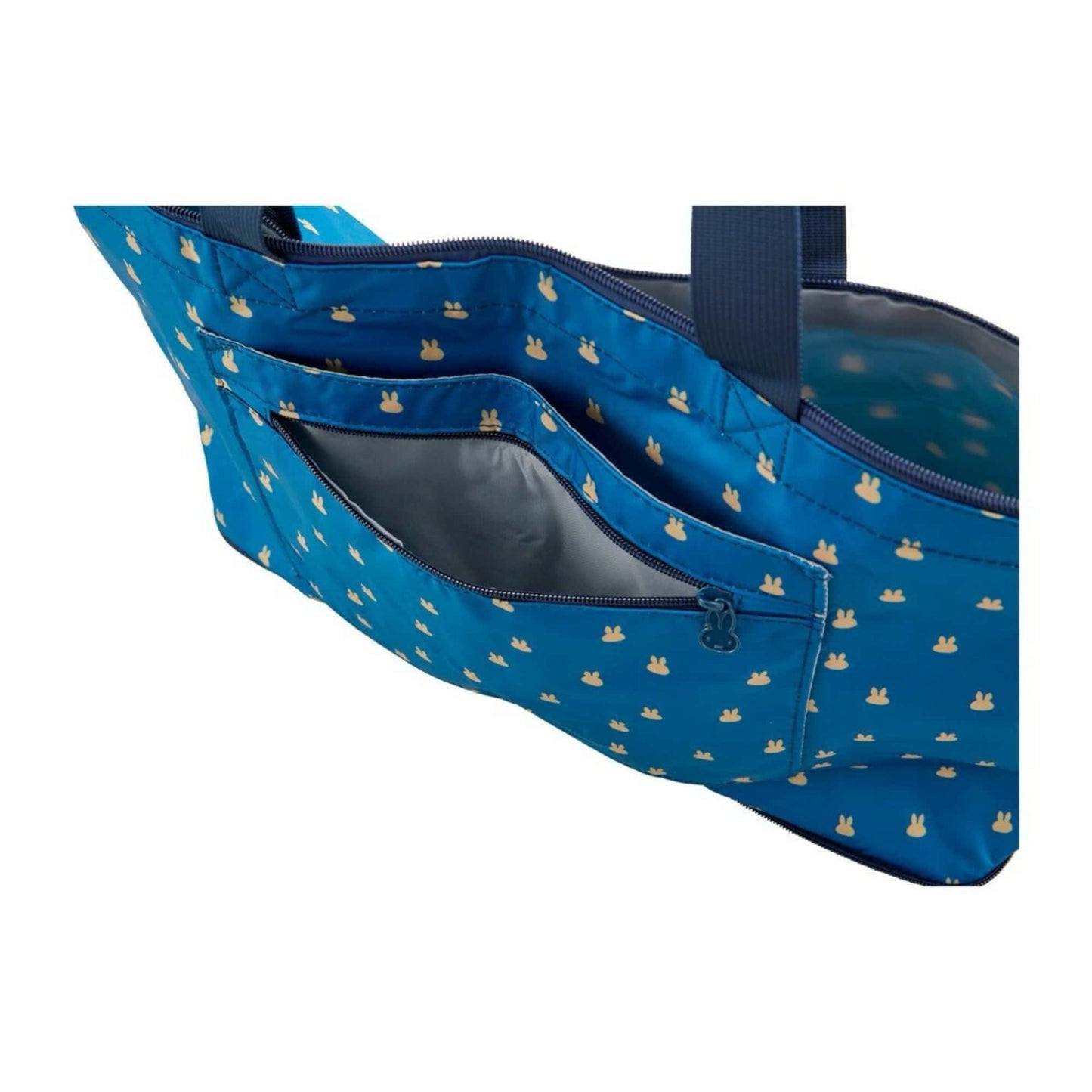 Miffy foldable travel boston bag. Navy