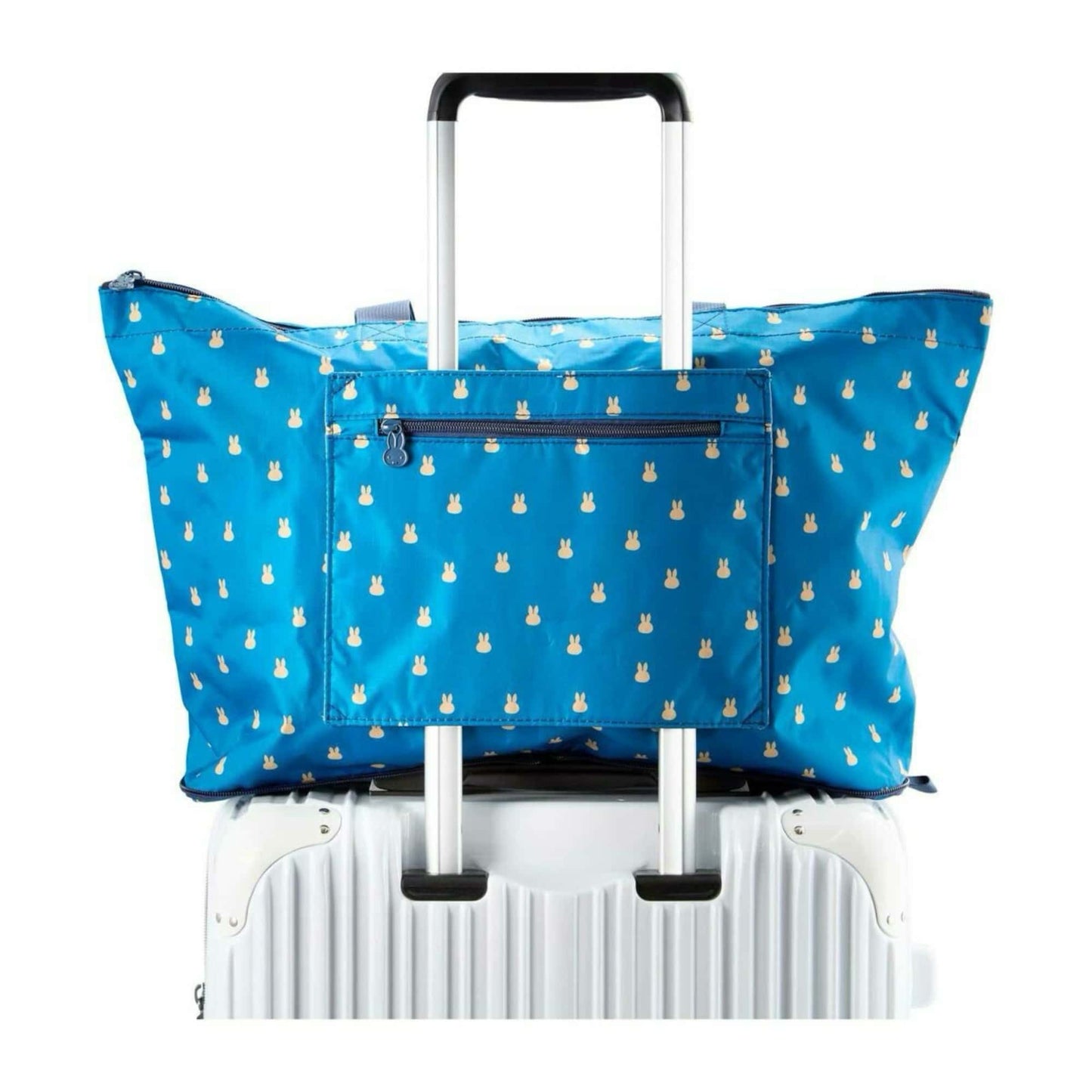Miffy foldable travel boston bag. Navy