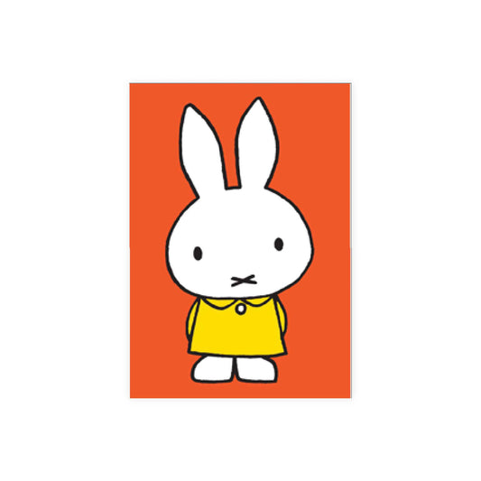 Hype Dick Bruna mini card. miffy standing
