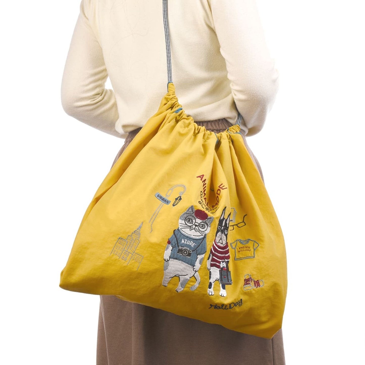Kusuguru Animal Mode 3-way water-repellent tote