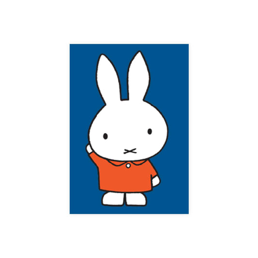 Hype Dick Bruna mini card. miffy waving