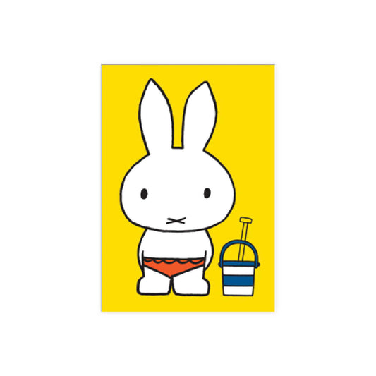 Hype Dick Bruna mini card. miffy at the seaside